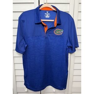 Fanatics Florida Gators Performance Polo Shirt NCAA Men's Size Large Royal Blue